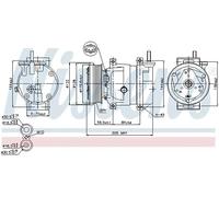 NISSENS 89221 Air conditioning compressor