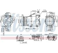 NISSENS 89234 Air conditioning compressor