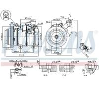 NISSENS 89312 Air conditioning compressor