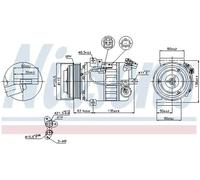 NISSENS 89394 Air conditioning compressor