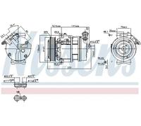 NISSENS 89397 Air conditioning compressor