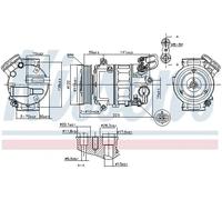 Nissens Air Conditioning Compressor 89420 - R134a PAG46 - for Opel Insignia (2009) 2.0 ECOTEC