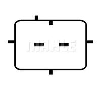 Air conditioning compressor R 134a PAG 46 ACP 1024 000S MAHLE for PEUGEOT FIAT