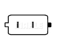 Air conditioning compressor R 134a ACP 383 000S MAHLE for FORD ESCORT Mk VI