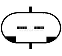 Air conditioning compressor R 134a PAG 46 ACP 62 000S MAHLE for OPEL