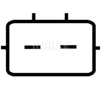 Air conditioning compressor R 134a PAG 46 ACP 79 000S MAHLE for VW LT Mk II Bus