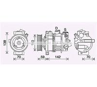 AVA COOLING SYSTEMS VNAK401 Air conditioning compressor