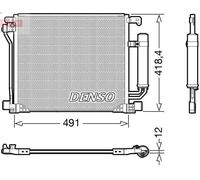 Air conditioning condense DENSO DCN46025 for NISSAN JUKE (F15) 1.5 2010-2019