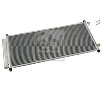 Febi Air Conditioning Condenser fits Honda Jazz II 2002-2008 1.2 1.3 1.4
