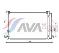 PRASCO VN5369D Air conditioning condenser