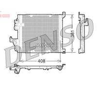 New Condenser, air conditioning for OPEL VAUXHALL:ASTRA H,ASTRA Mk V 1850099