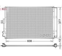 Air conditioning condenser DENSO DCN43003 for KIA SOUL I (AM) 1.6 2009-2011