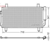 Air conditioning condenser DENSO DCN45006 for OUTLANDER III 2 2012-2022