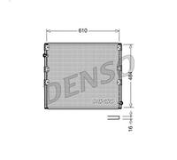 Air conditioning condenser DENSO DCN50020 for LAND CRUISER 90 (_J9_) 3 1995-2000