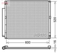 Air conditioning condenser DENSO DCN50051 for LAND CRUISER 90 (_J9_) 3 1996-2002