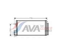 Air Con Condenser FTA5310D AVA AC Conditioning 50526515 13310104 50540718