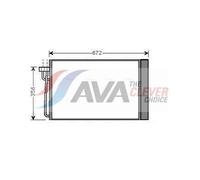PRASCO BWA5267D Air conditioning condenser