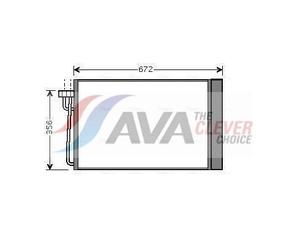 Air Conditioning Condenser Fits Alpina B5 Estate BMW AVA Clever Choice BWA5267D