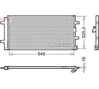 DENSO DCN02041 Air conditioning condenser