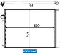 MAHLE AC 1221 000S Air conditioning condenser