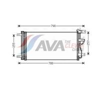 PRASCO OLA5612D Air conditioning condenser