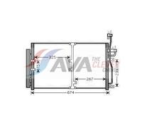 AVA COOLING SYSTEMS OL5425D Air conditioning condenser
