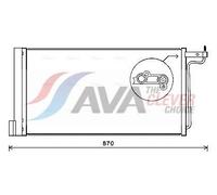 AVA Aircon Condenser FD5485D for FORD FOCUS (2011) 1.6 TI-VCT etc