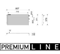 MAHLE AC 1211 000P Air conditioning condenser