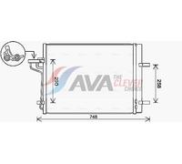 PRASCO FD5647D Air conditioning condenser
