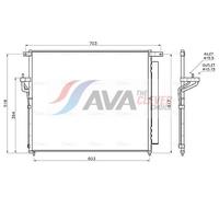 AVA COOLING SYSTEMS FD5706D Air conditioning condenser