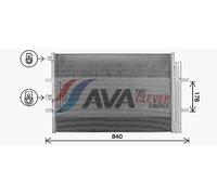 PRASCO FD5675D Air conditioning condenser