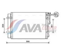 AVA COOLING SYSTEMS KA5198D Air conditioning condenser