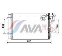 PRASCO KA5206D Air conditioning condenser