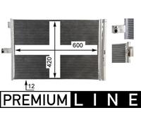 MAHLE ORIGINAL AC 68 000P Air conditioning condenser