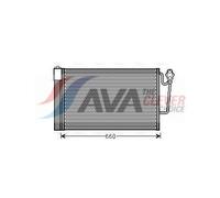 Air Conditioning Condenser Fits Mini Mini Convertible AVA Clever Choice BWA5363D