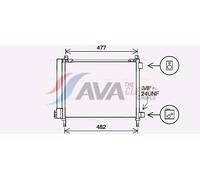 AVA Aircon Condenser DN5433D for NISSAN MICRA (2010) 1.2 LPG etc