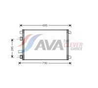 PRASCO RTA5305 Air conditioning condenser