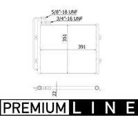 MAHLE AC 940 000P Air conditioning condenser