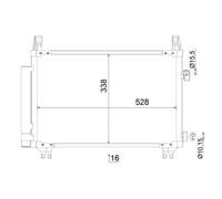 MAHLE AC 806 000S Air conditioning condenser