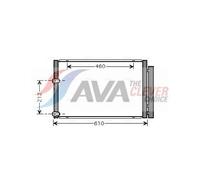 PRASCO TO5429D Air conditioning condenser