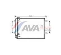 Air Conditioning Condenser Fits VW CC B7 Passat B6 AVA Clever Choice VNA5225D