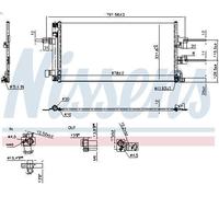 Nissens Aircon Condenser 941434