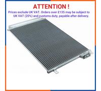Air Conditioning Condenser Radiator for FIAT | CCS-FT-023, 1551184