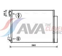 AVA DAA5011D Cooling Condenser