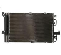 Condenser, air conditioning THERMOTEC KTT110018 For OPEL