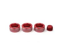Air Conditioning Control Switch For BMW Old 5 Series E602004 2005 2006 2007 530LI 523 525 Air Conditioning Volume Knob(Red)