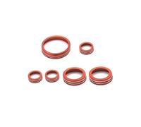 Air Conditioning Control Switch For Mustang BLK 2021 2022 Air Conditioner AC Volume Knob Ring(Red)