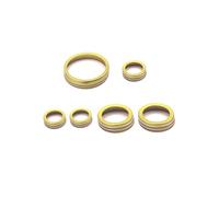 Air Conditioning Control Switch For Mustang BLK 2021 2022 Air Conditioner AC Volume Knob Ring(Yellow)
