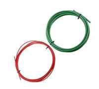 Air Conditioning Copper Pipe Bender Kit with Built-in Bending Strip, PE Plastic Internal Tube Bending Spring Tool for /4 Inch and 3/8 Inch Pipes, Red and Green, 4M