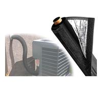 Air Conditioning Copper Pipe Insulation Sleeve, Three-Layer Insulation for Air Conditioning Piping, Waterproof and Heat Insulating, Suitable for Copper Flexible Pipe Systems, 1 Roll